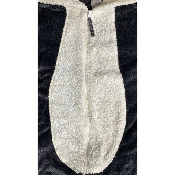 NEW Womens Panda Bear Union Suit One Piece Plush Hooded Costume Pajamas Size XS - Picture 8 of 9